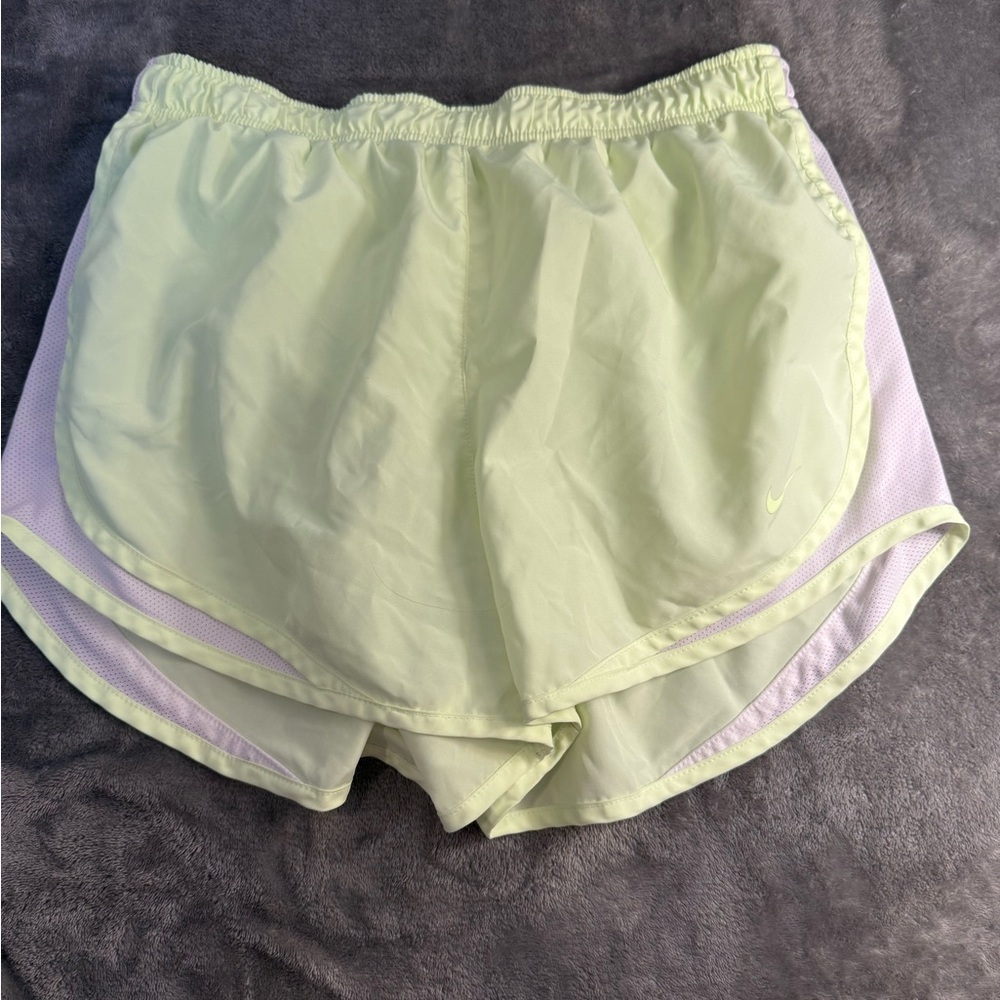 Nike Women's Neon Yellow Shorts